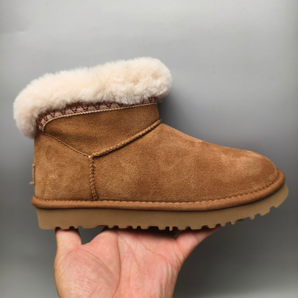 4496 Chestnut Boho-Inspired Low-Top Casual Shoes