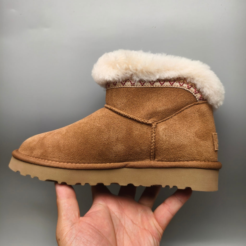 4496 Chestnut Boho-Inspired Low-Top Casual Shoes