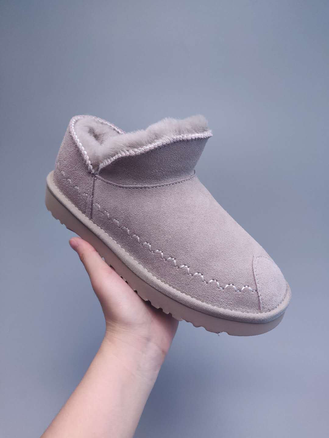 0888 Grey Ankle Boots