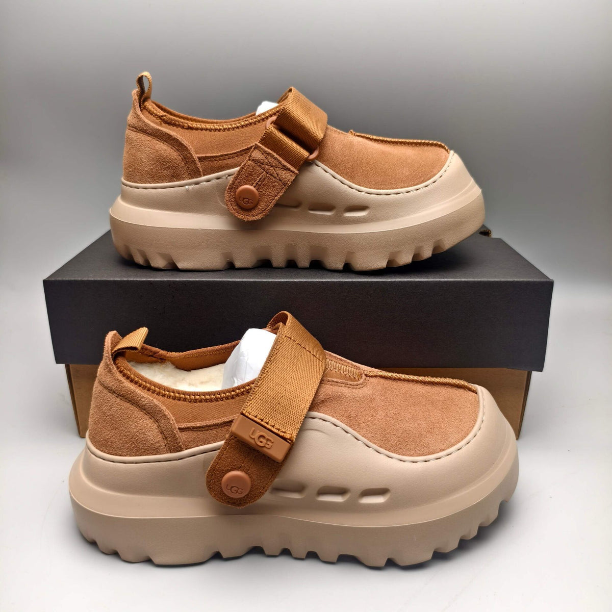 7550 Chestnut Unisex Slip-On Casual Shoes