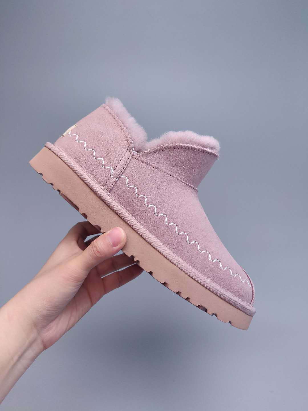 0888 Muted Pink Ankle Boots