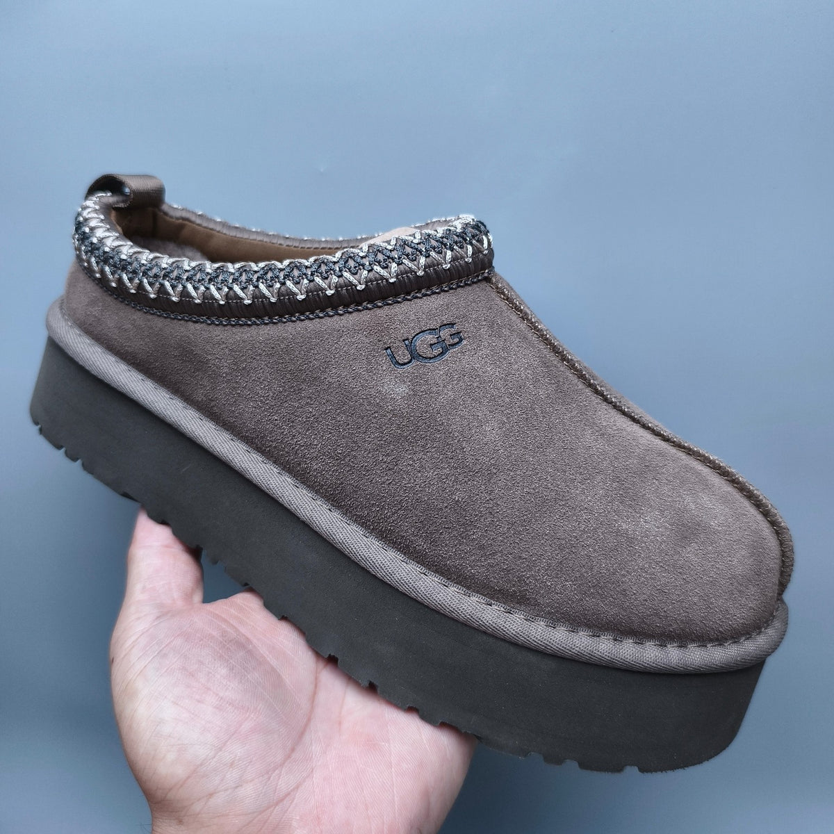 2553 / 2130 Walnut Brown Boho-Inspired Platform Casual Shoes