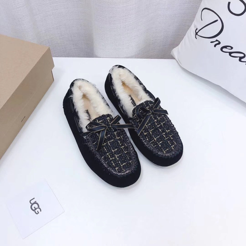 5623 Black Chic Driving Loafers
