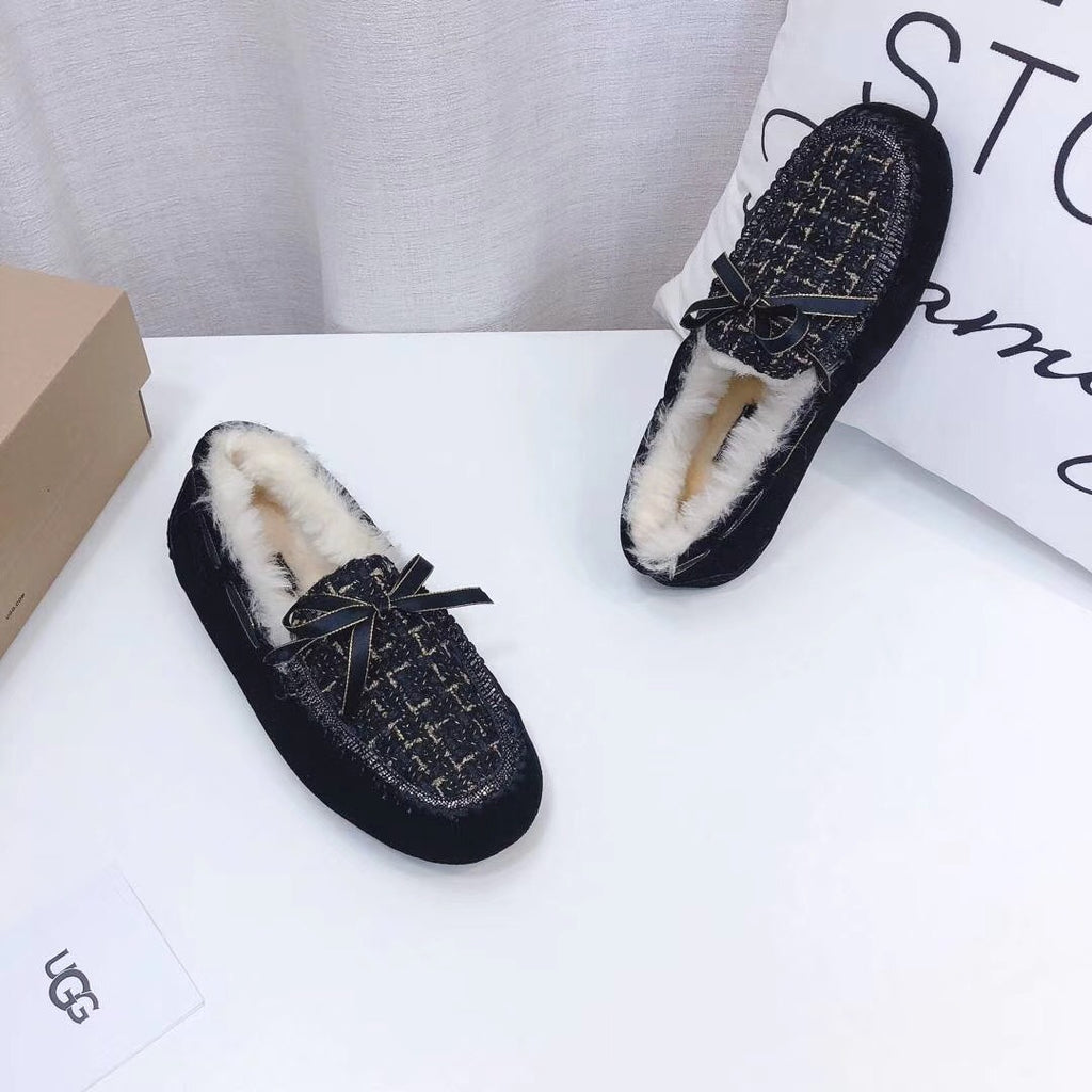 5623 Black Chic Driving Loafers