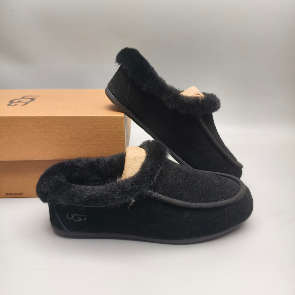 1391 Black Slip-On House Shoes