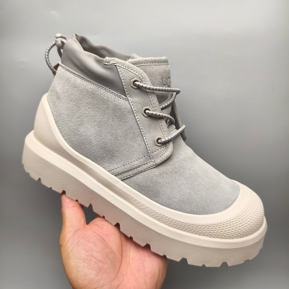 3991 Light Grey High-Top Casual Shoes