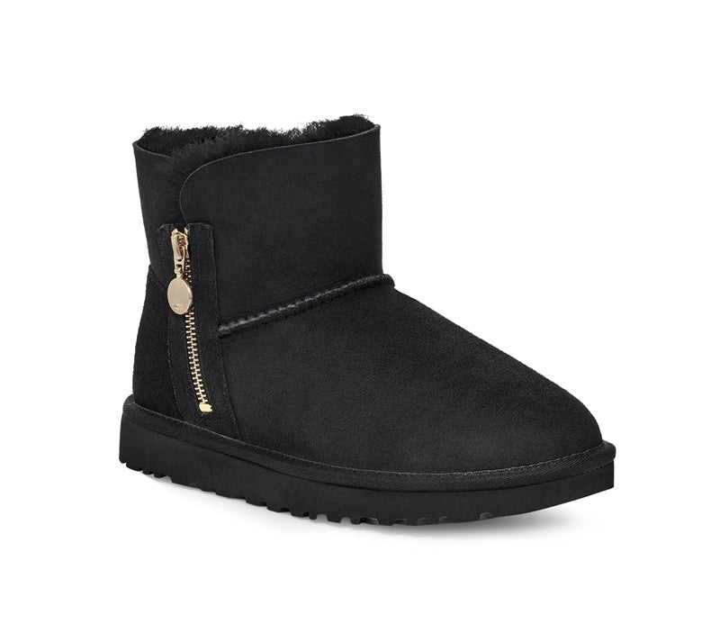 2481 Black Side-Zip Ankle Boots