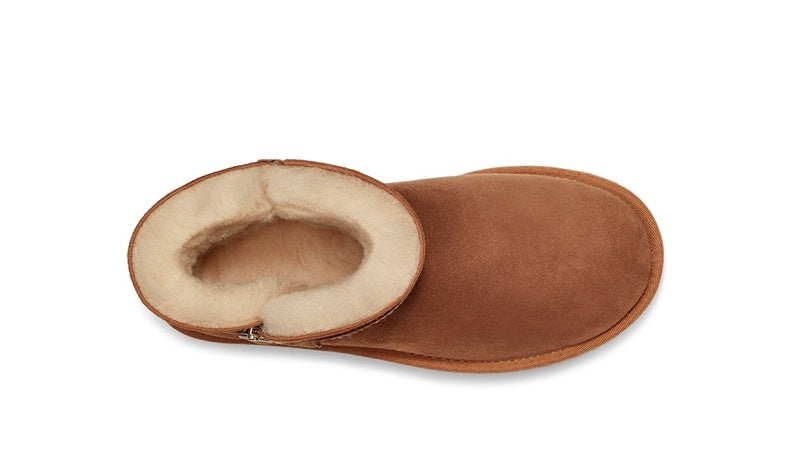 2481 Chestnut Side-Zip Ankle Boots
