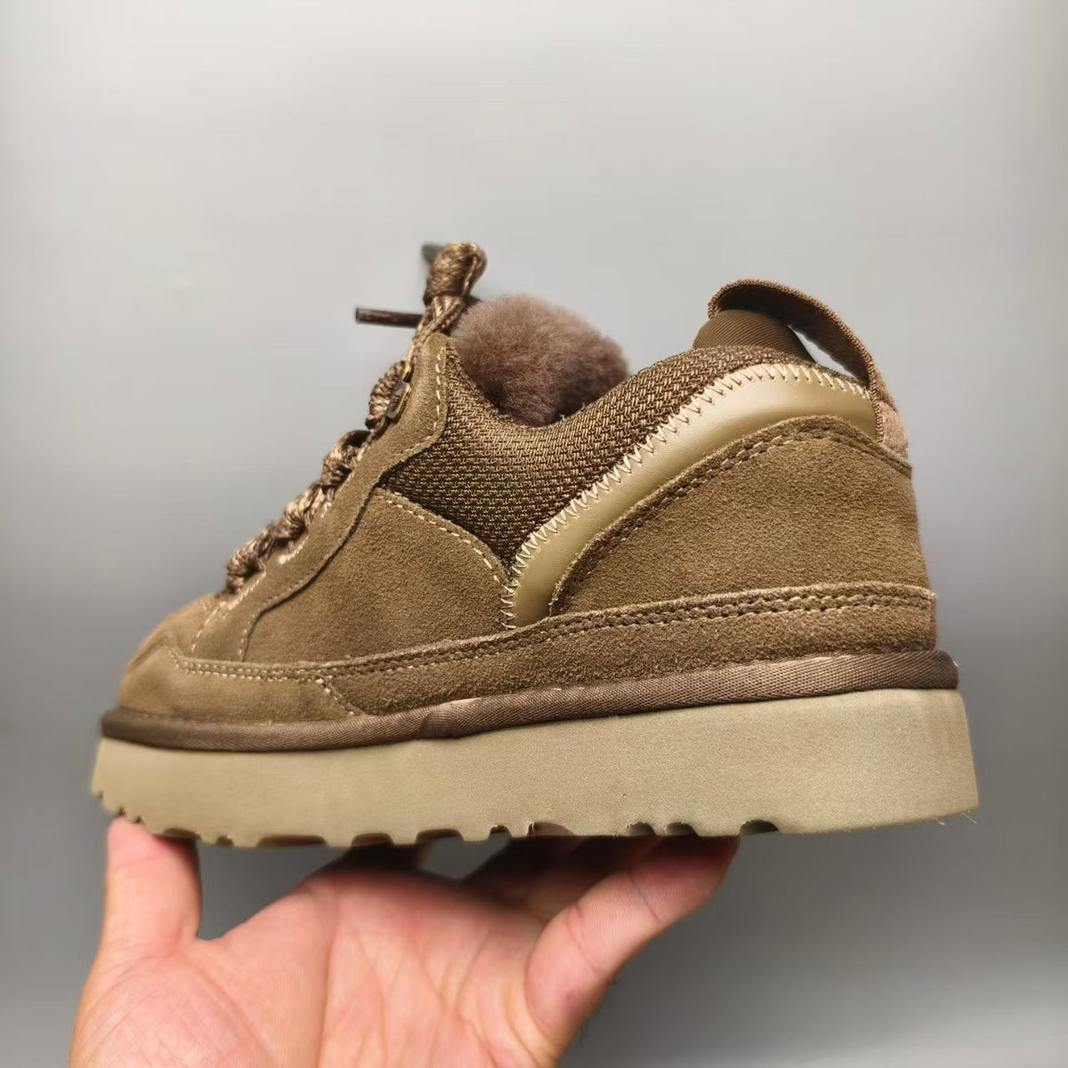 4032 Walnut Brown Unisex Mesh Casual Sneakers
