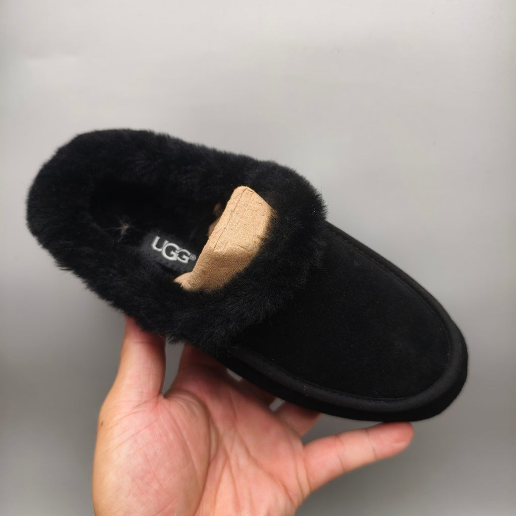 1391 Black Slip-On House Shoes