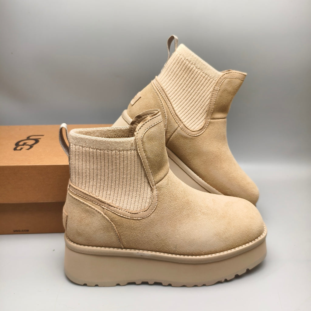 3258 Sand 5 cm Platform Casual Shoes