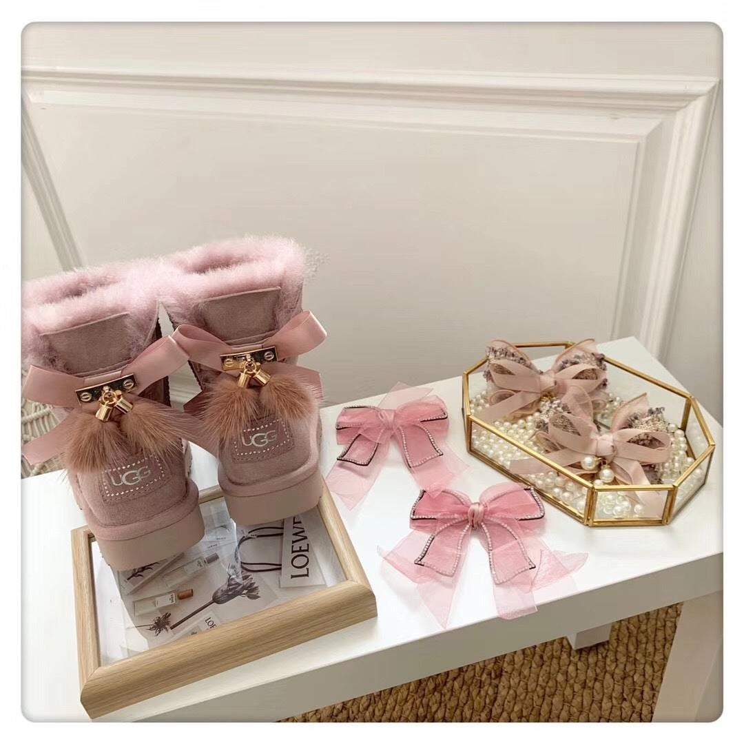 6503 Muted Pink 3-Way Winter Boots