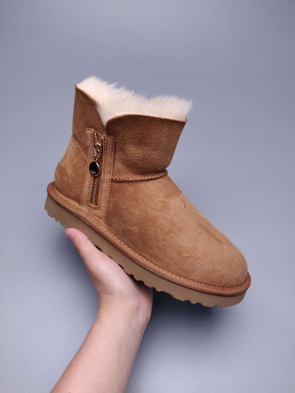 2481 Chestnut Side-Zip Ankle Boots