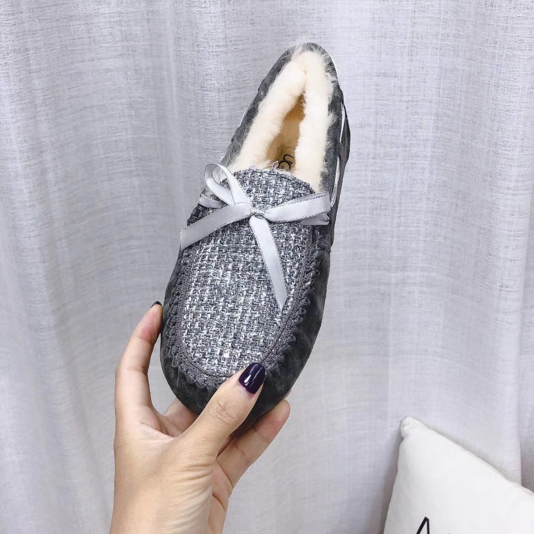 5623 Grey Chic Driving Loafers
