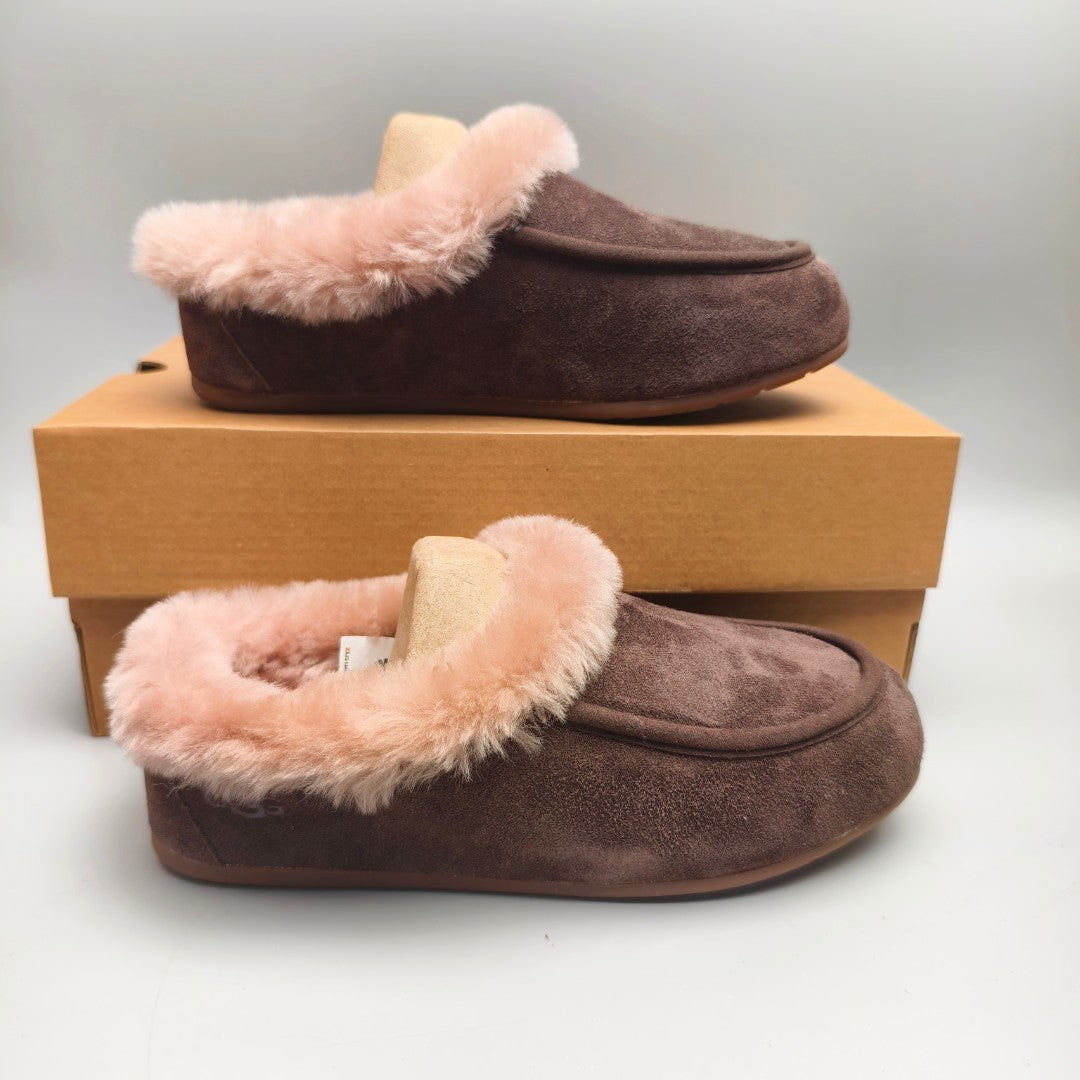 1391 Chocolate Brown Slip-On House Shoes