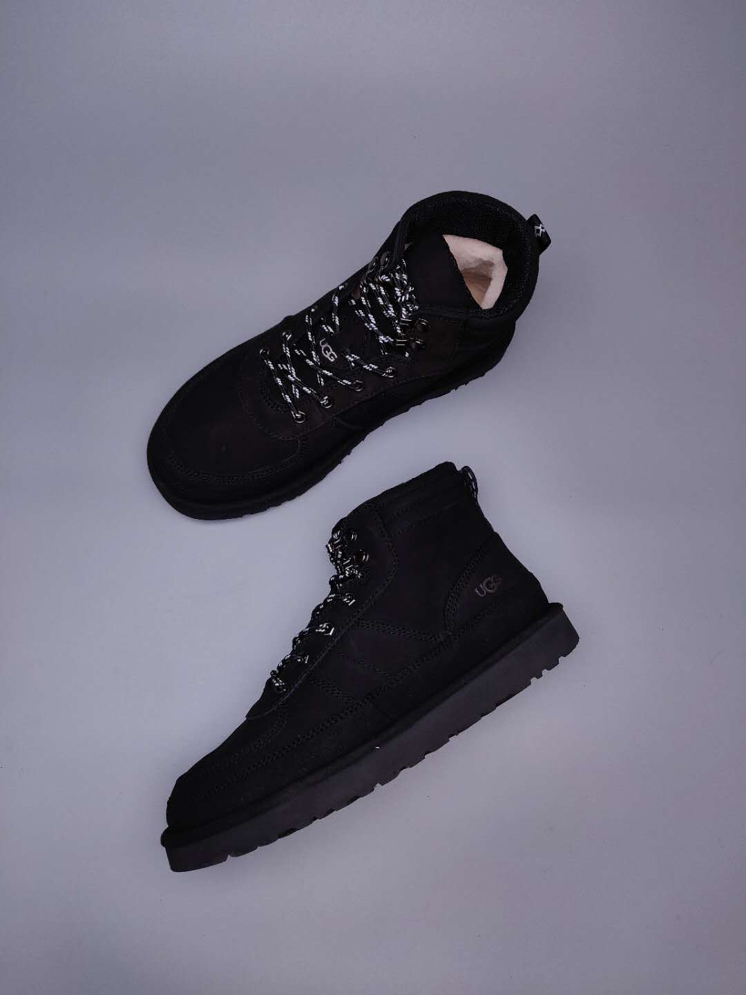 2991 Black Men's Lace-Up Casual Shoes