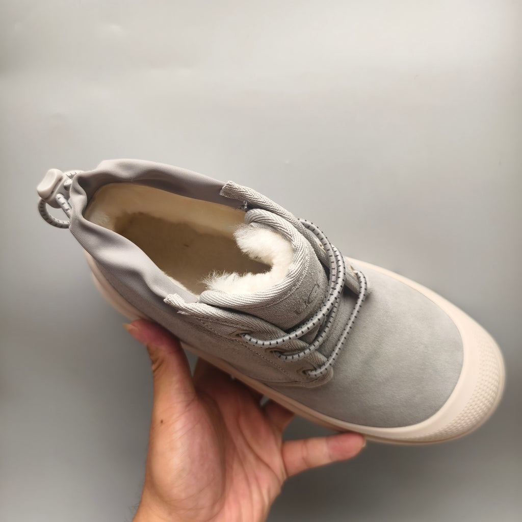 3991 Light Grey High-Top Casual Shoes