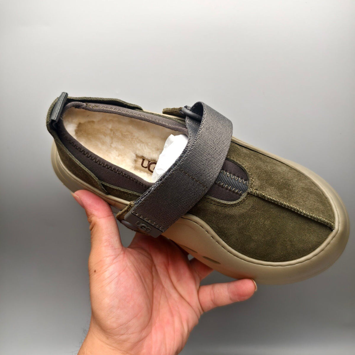 7550 Green Unisex Slip-On Casual Shoes