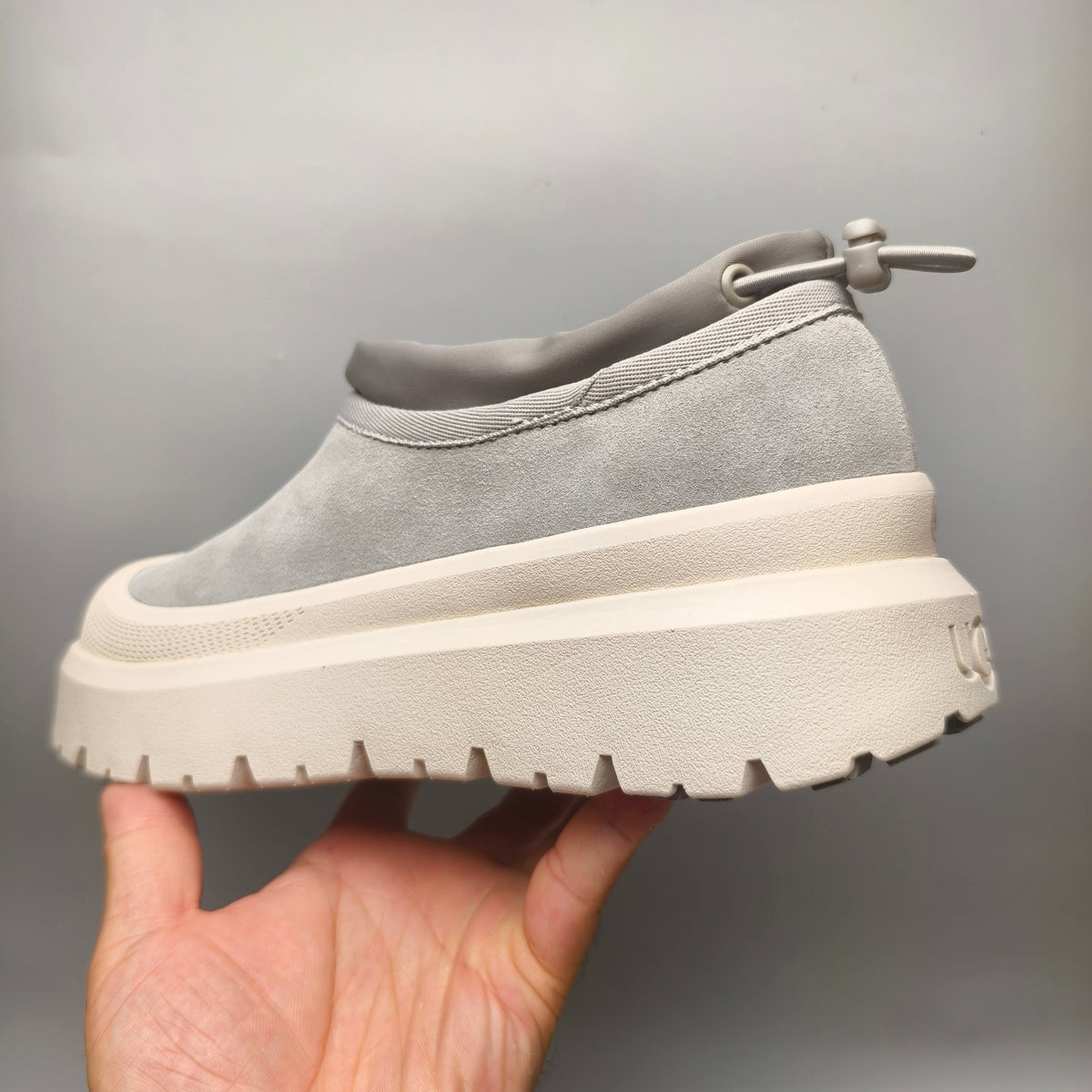 4096 Light Grey Slip-On Casual Shoes