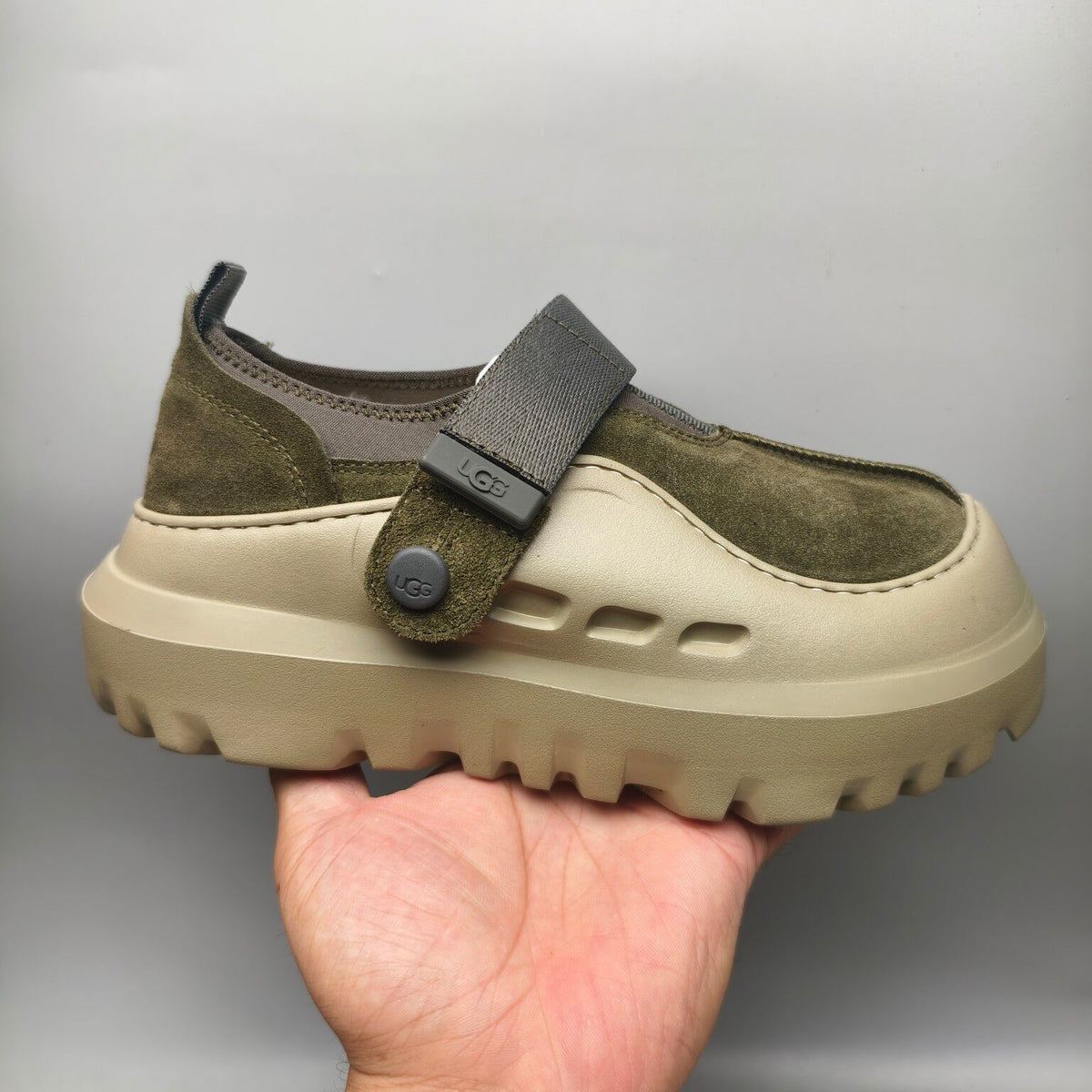 7550 Green Unisex Slip-On Casual Shoes