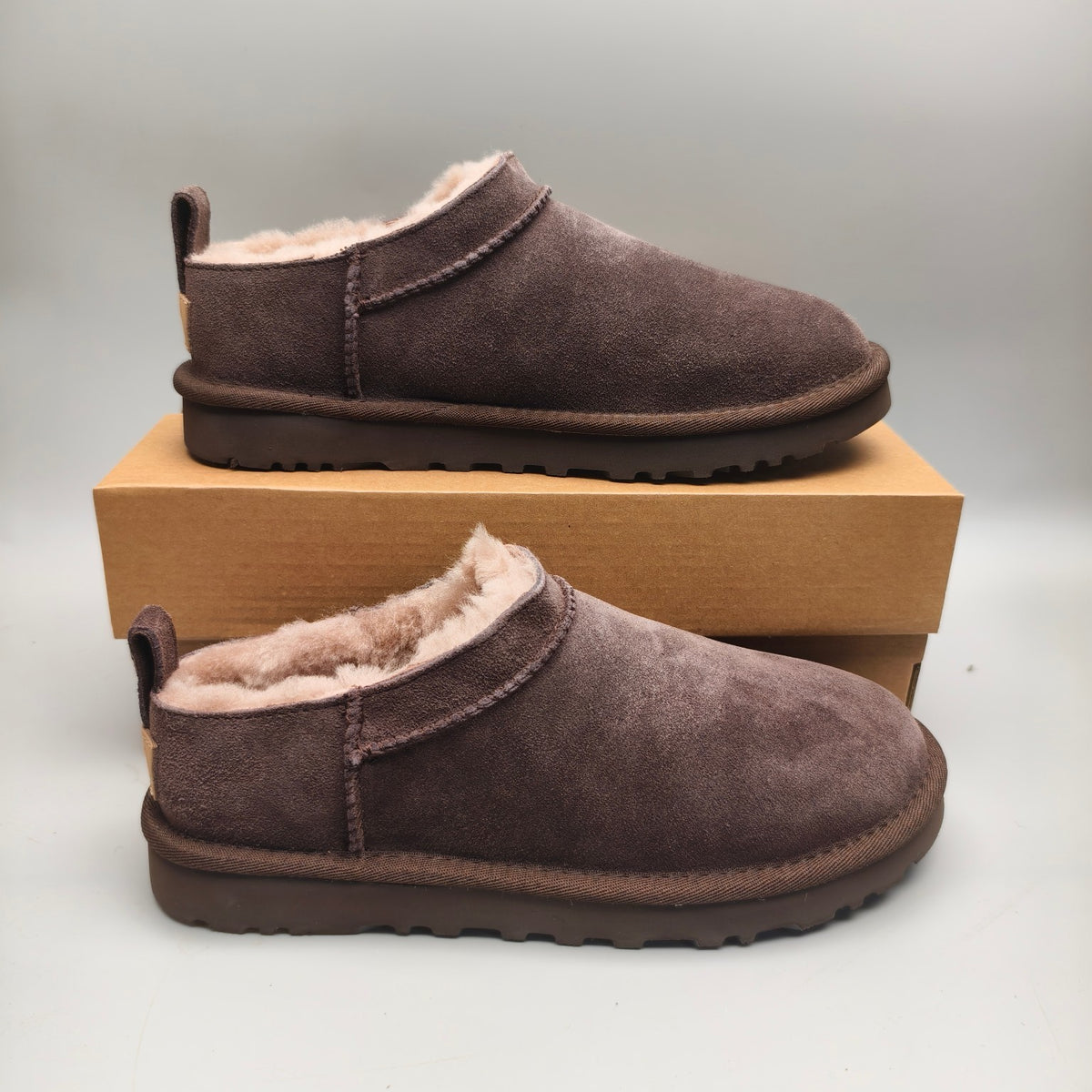 3891 Chocolate Brown Women's Classic Slip-On Shoes