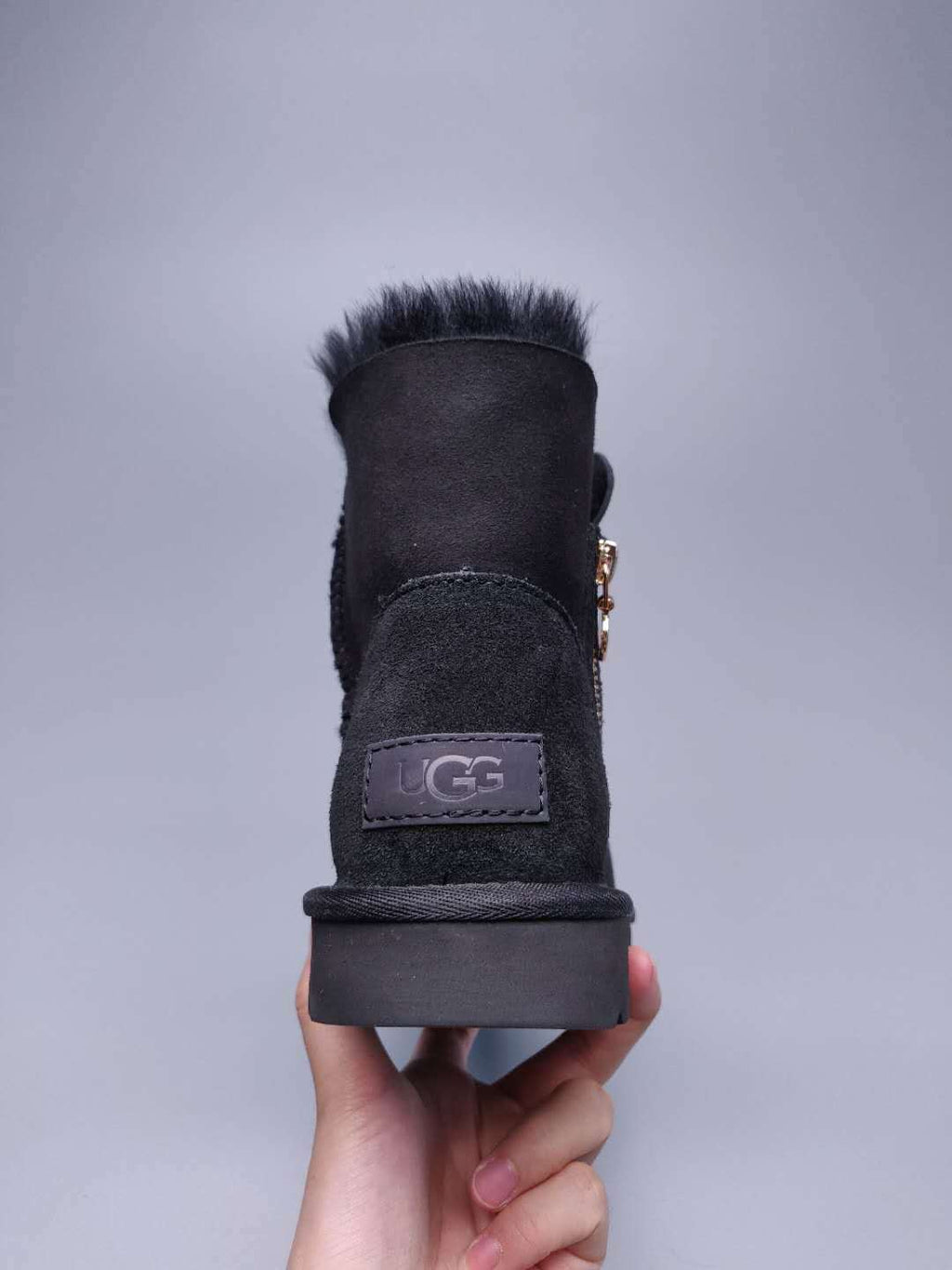 2481 Black Side-Zip Ankle Boots