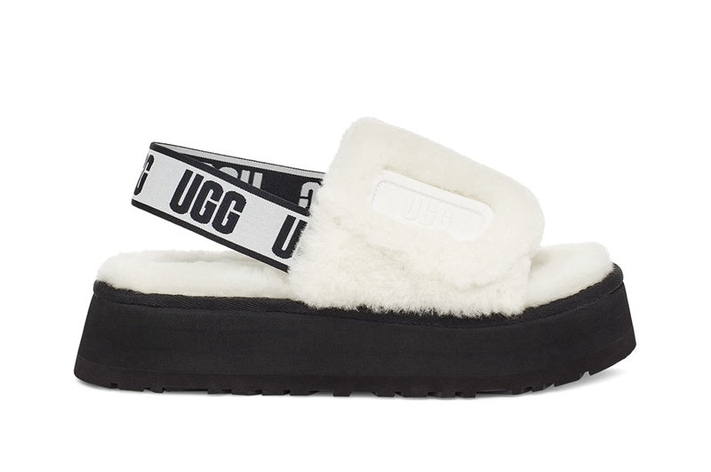 2258 White Disco-Inspired Sandals