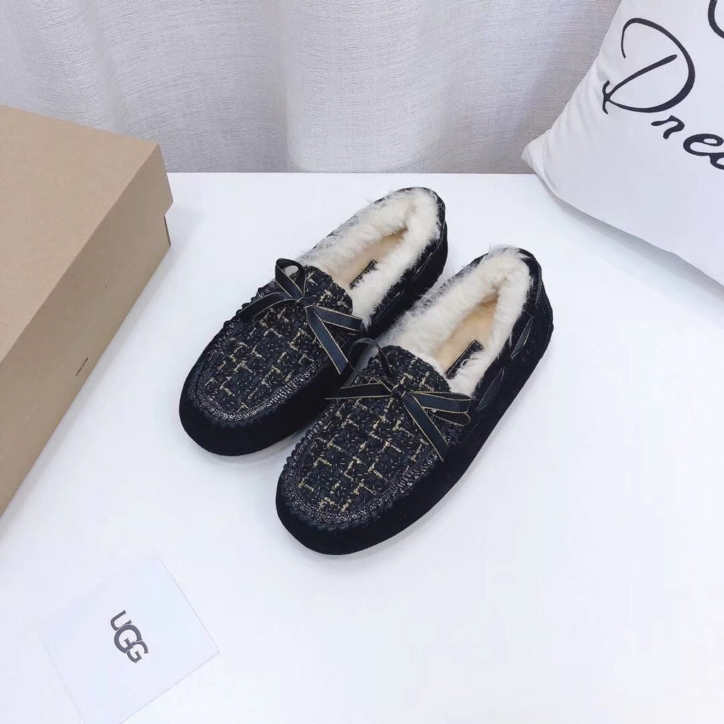5623 Black Chic Driving Loafers