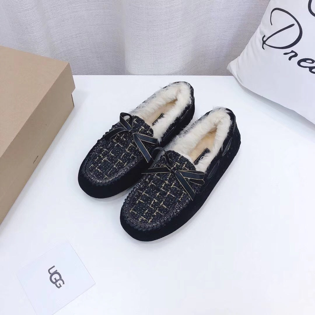 5623 Black Chic Driving Loafers