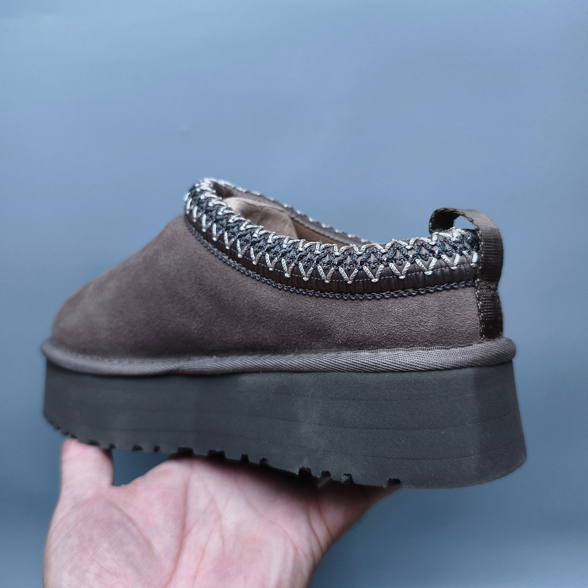 2553 / 2130 Walnut Brown Boho-Inspired Platform Casual Shoes