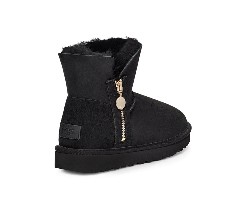 2481 Black Side-Zip Ankle Boots