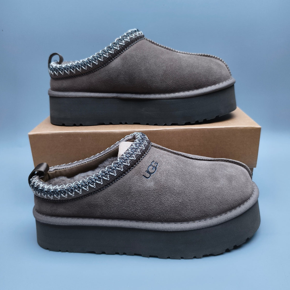 2553 / 2130 Walnut Brown Boho-Inspired Platform Casual Shoes