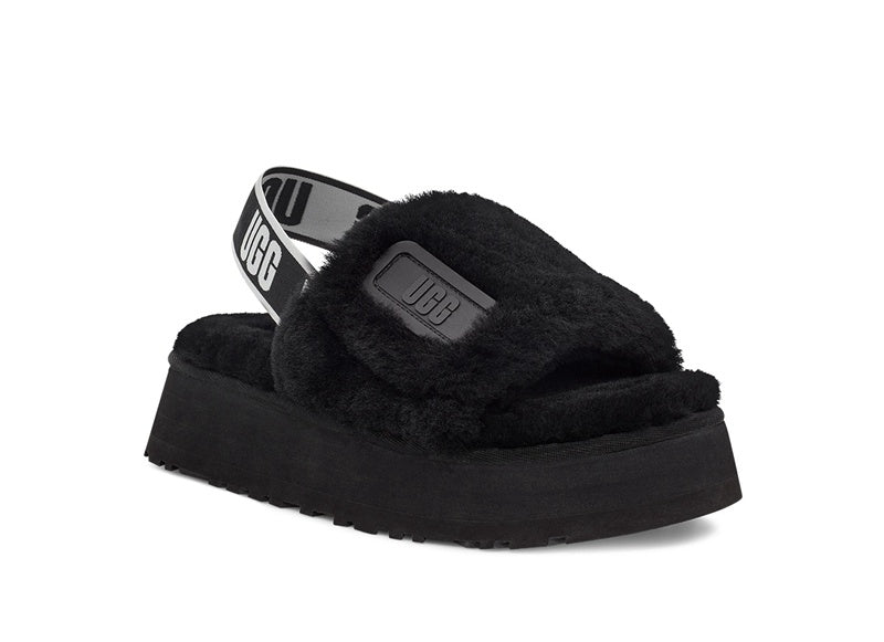 2258 Black Disco-Inspired Sandals