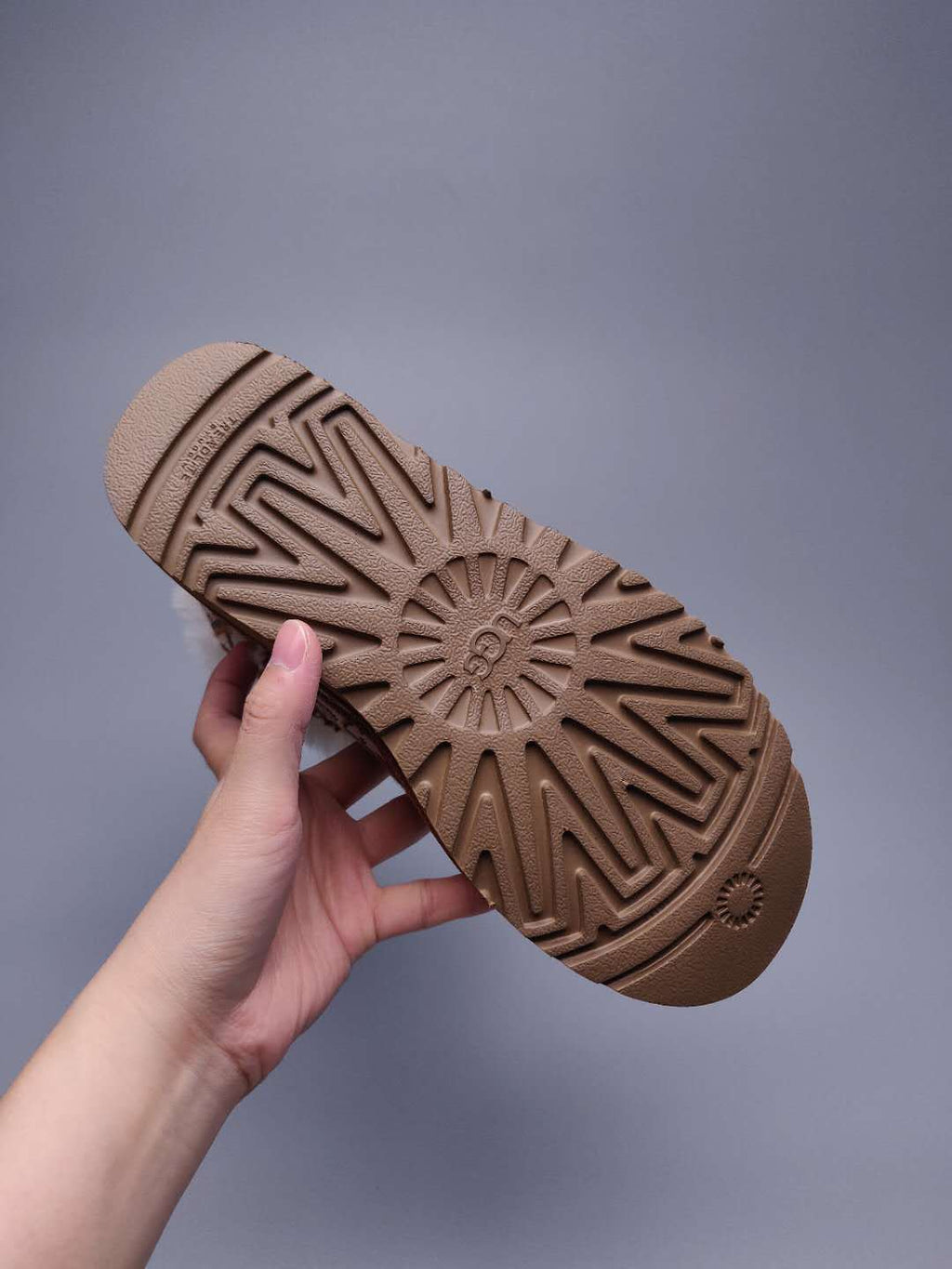 6554 Chestnut Fabric-Texture Shoes