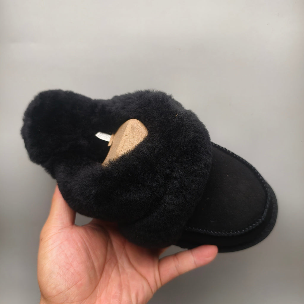 4571 Black Casual House Slippers