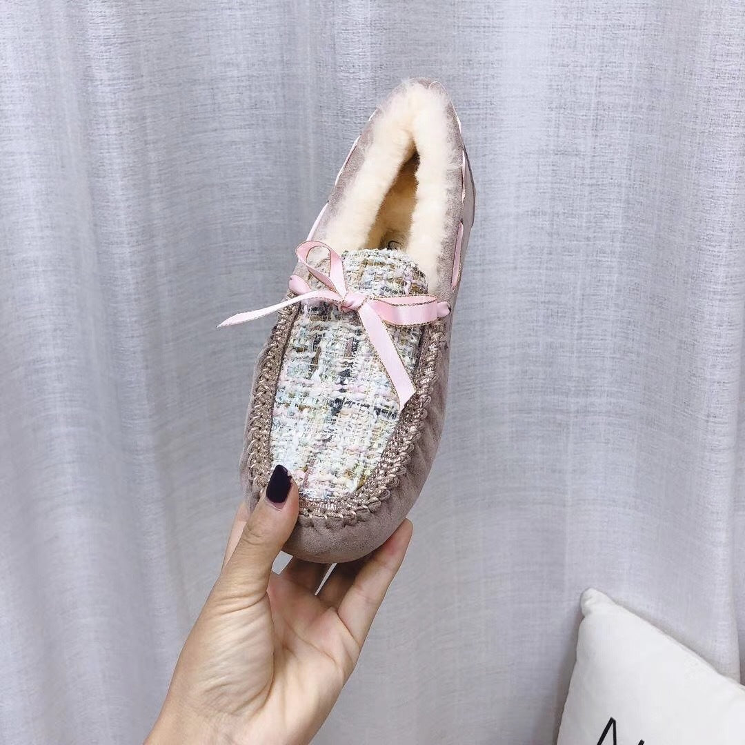 5623 Muted Pink Chic Driving Loafers