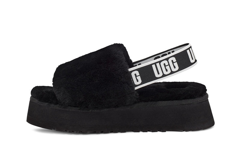2258 Black Disco-Inspired Sandals