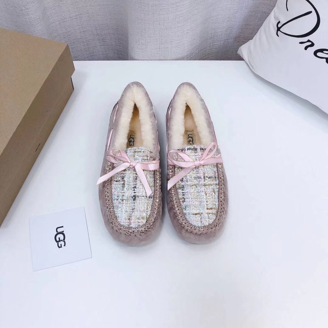 5623 Muted Pink Chic Driving Loafers