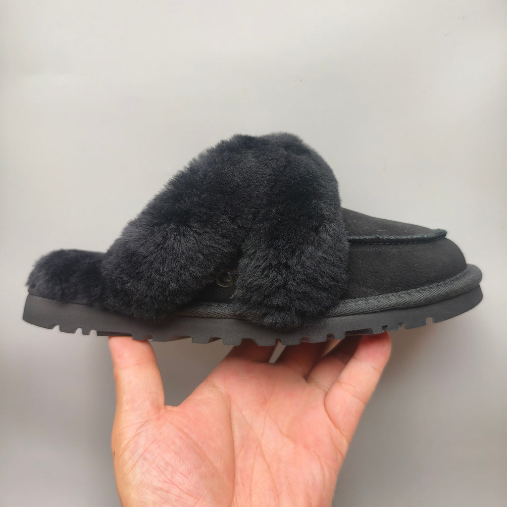 4571 Black Casual House Slippers