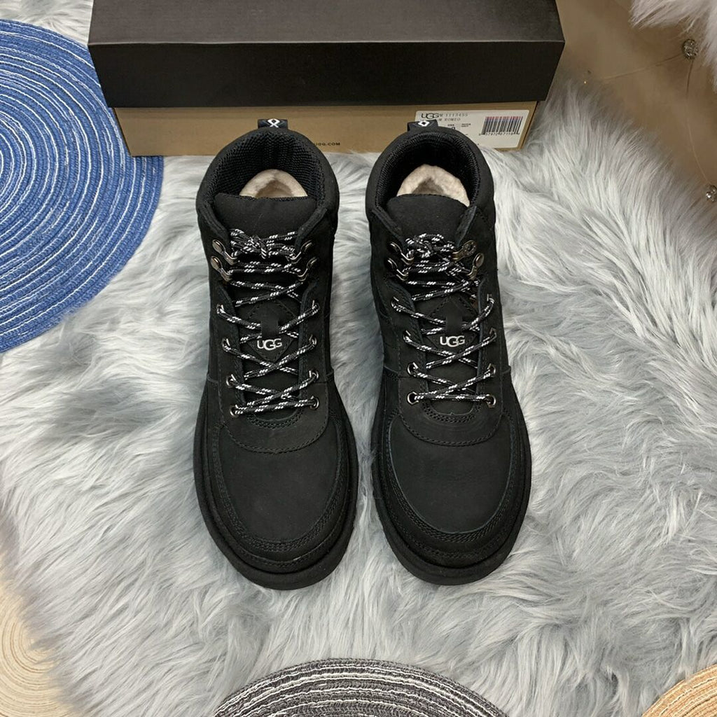 2991 Black Men's Lace-Up Casual Shoes