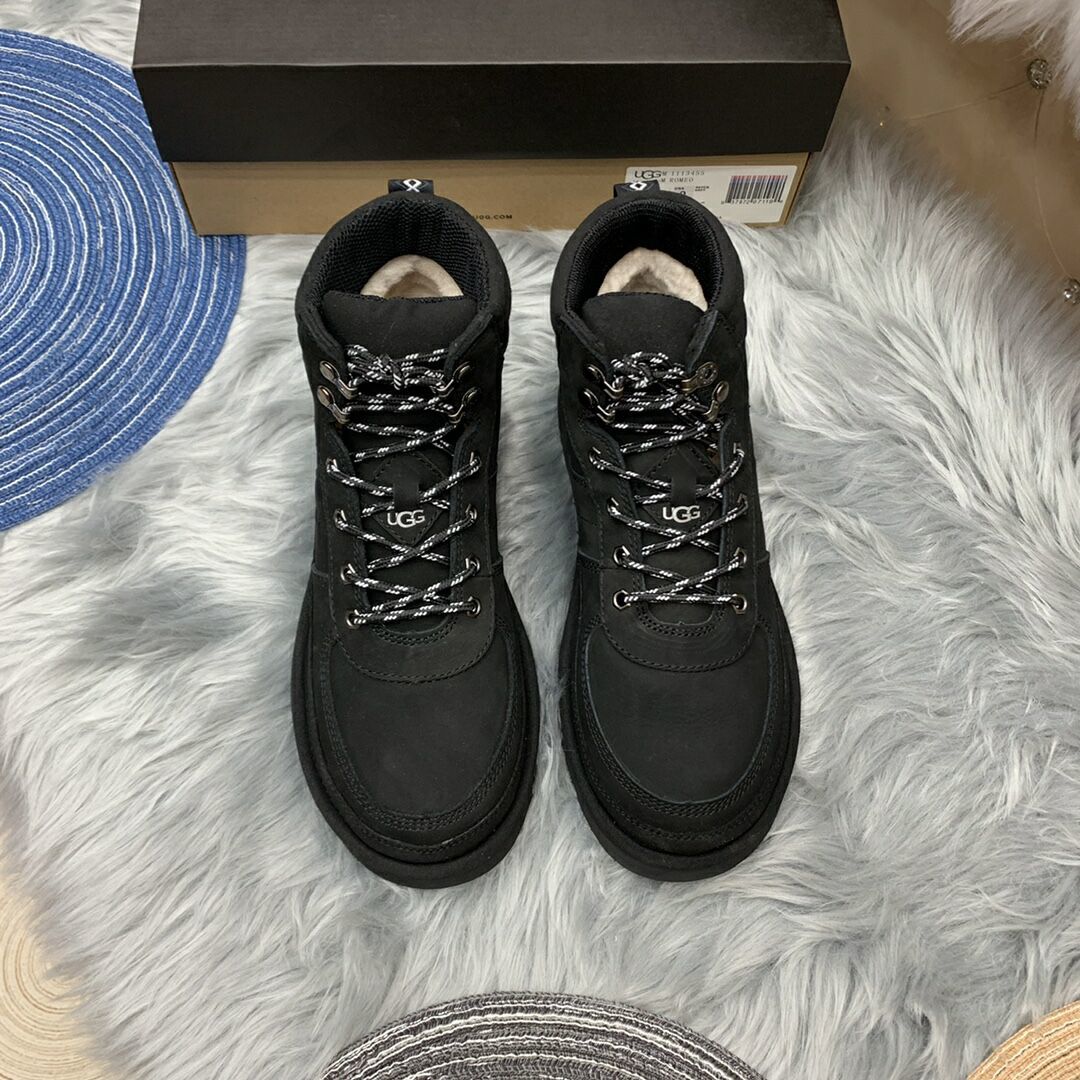 2991 Black Men's Lace-Up Casual Shoes