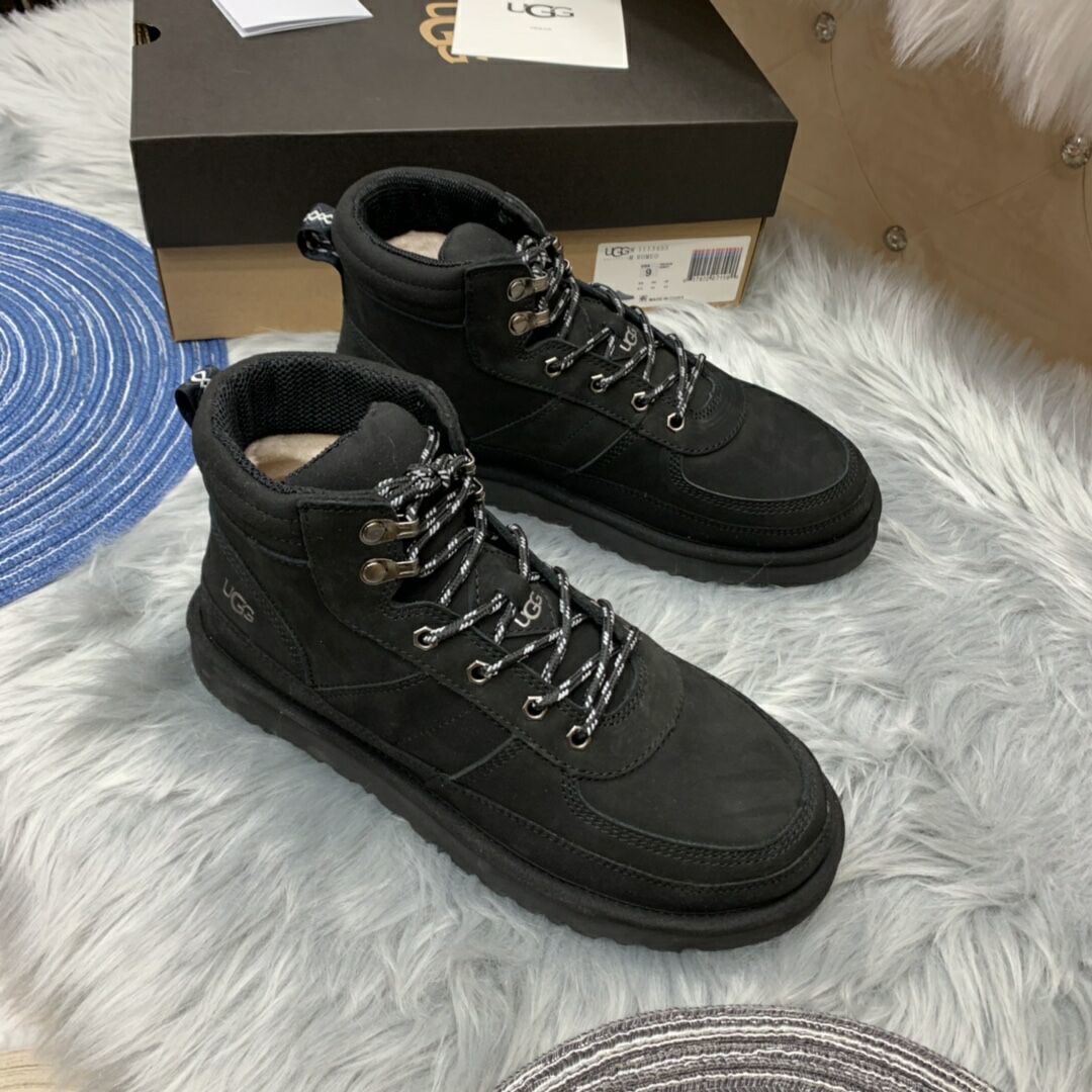 2991 Black Men's Lace-Up Casual Shoes
