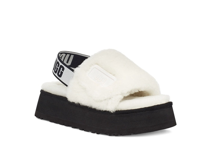 2258 White Disco-Inspired Sandals