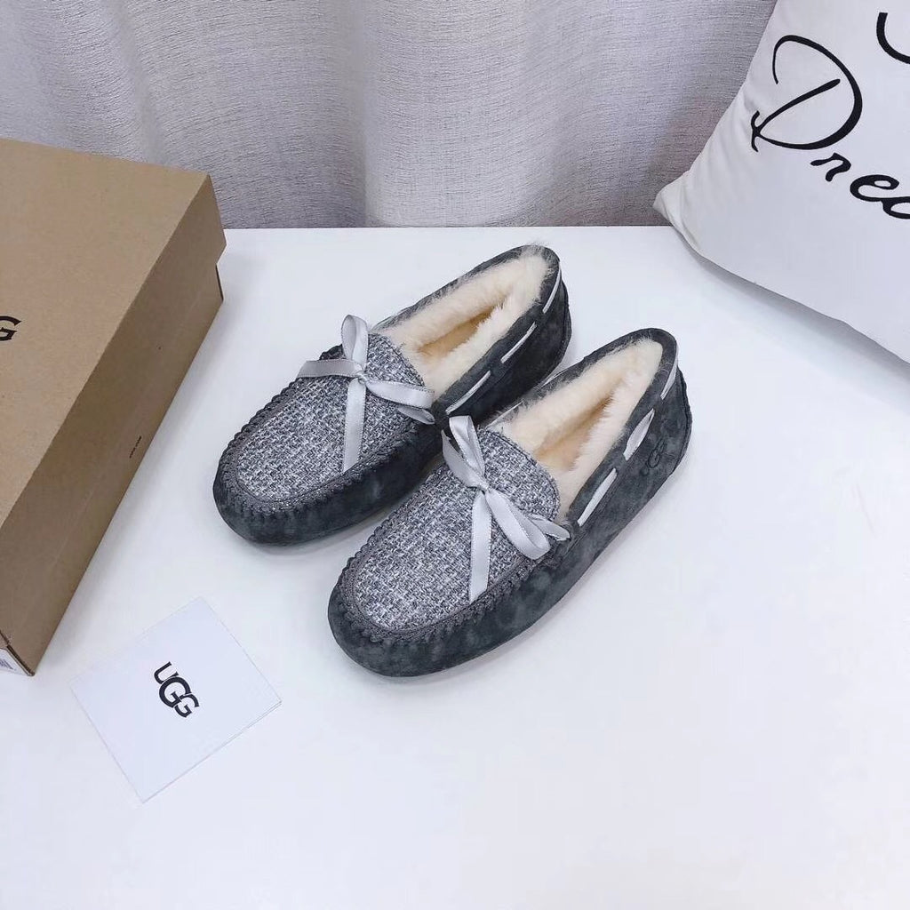5623 Grey Chic Driving Loafers