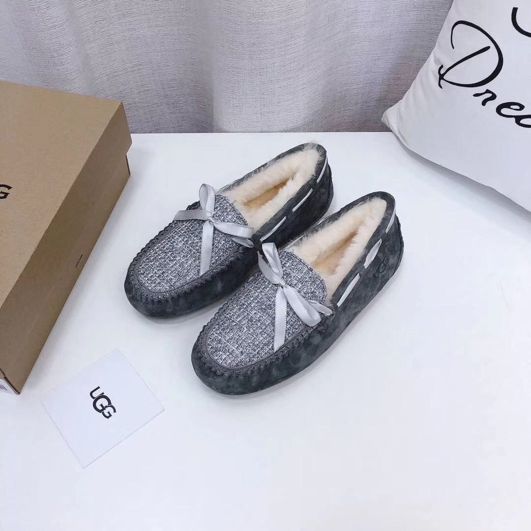 5623 Grey Chic Driving Loafers