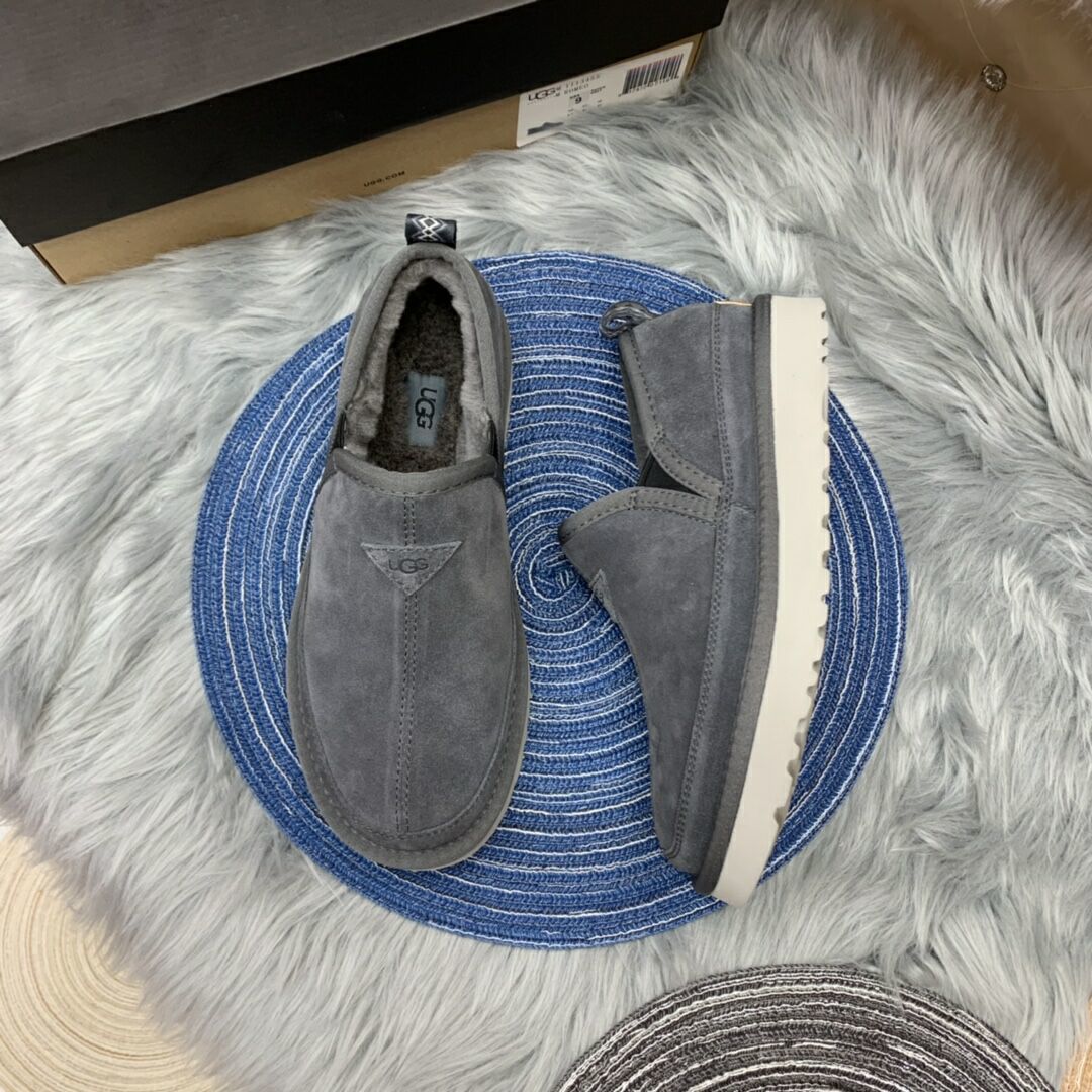 3455 Grey Men's Slip-On Low-Top Shoes