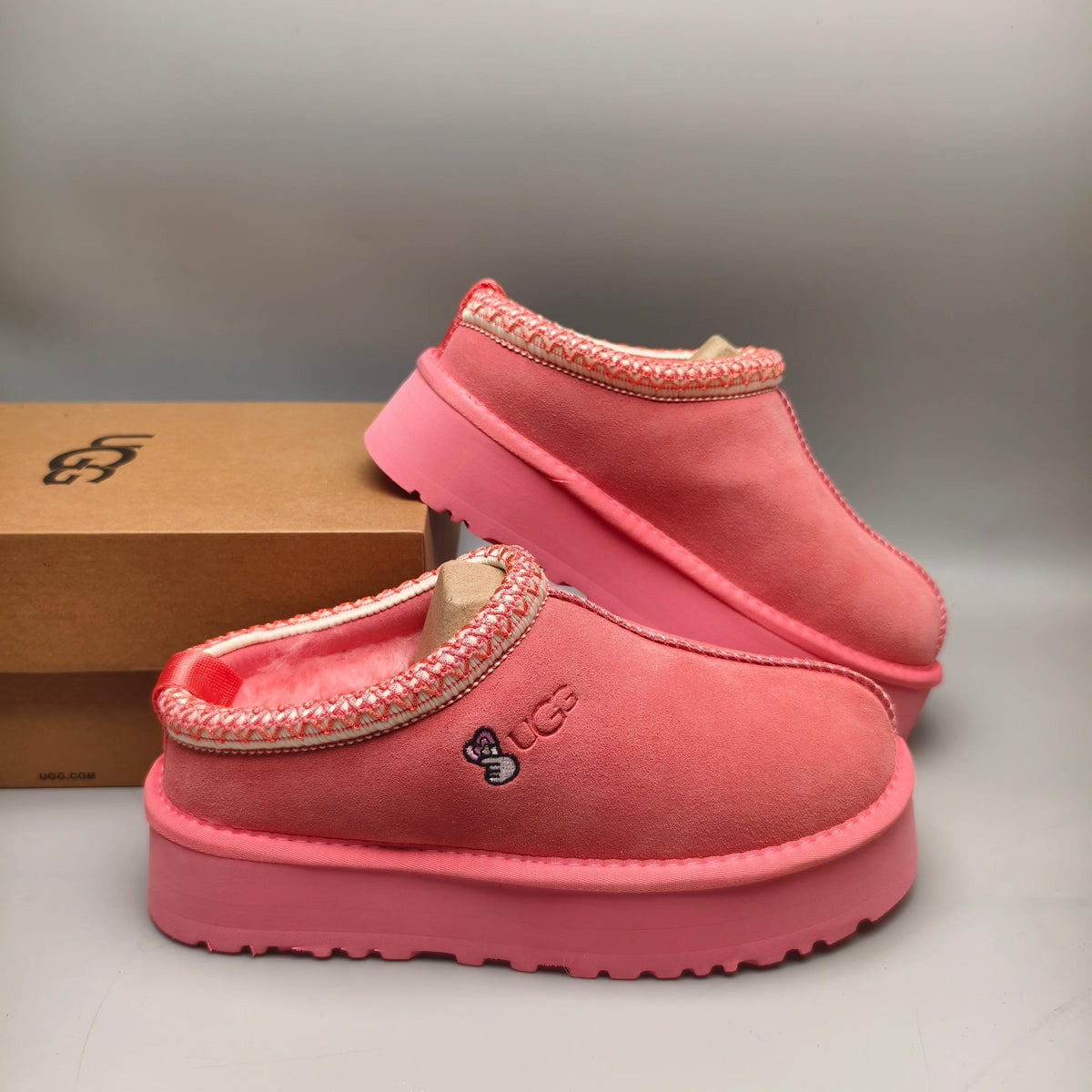 2553 / 2130 Fuchsia Boho-Inspired Platform Casual Shoes