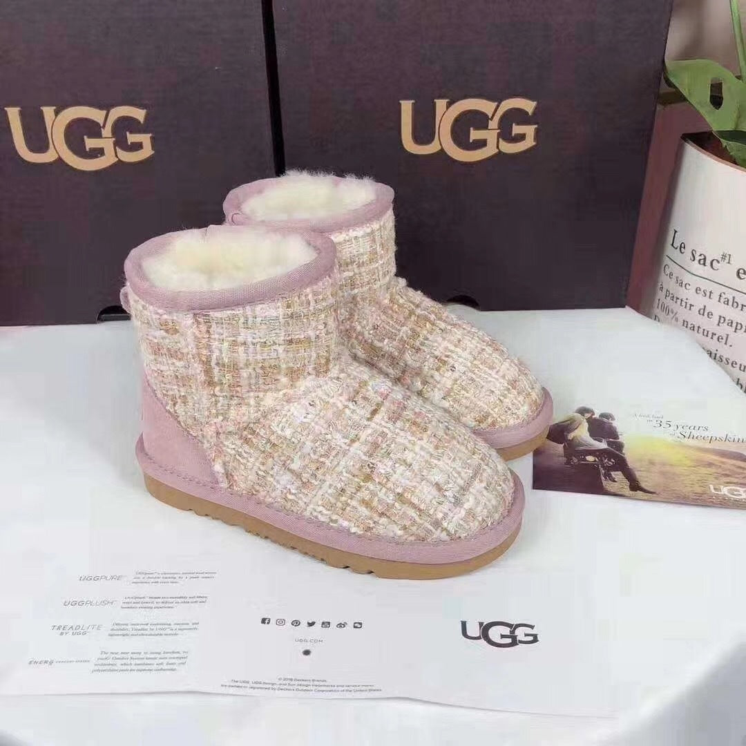 5854 Chic Pink Kids' Winter Boots