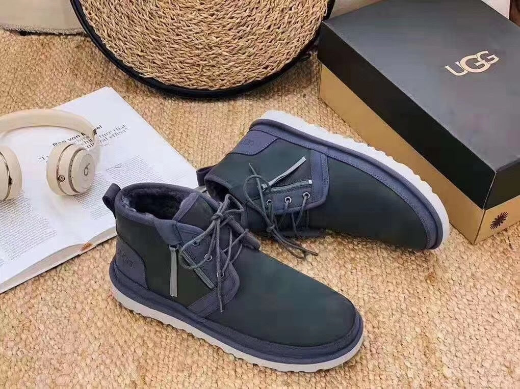 3883 Dark Grey Zip-Up Casual Shoes