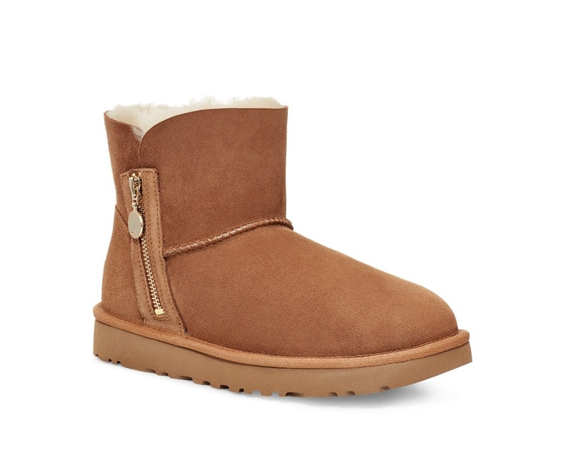 2481 Chestnut Side-Zip Ankle Boots